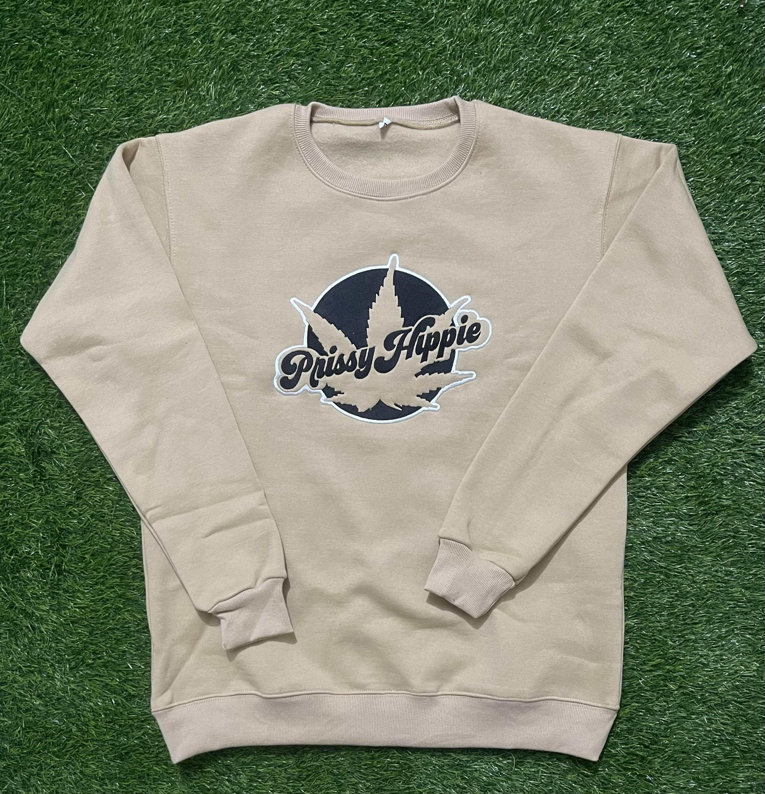 BEIGE PRISSY HIPPIE SWEATER – The Corporate Stoners