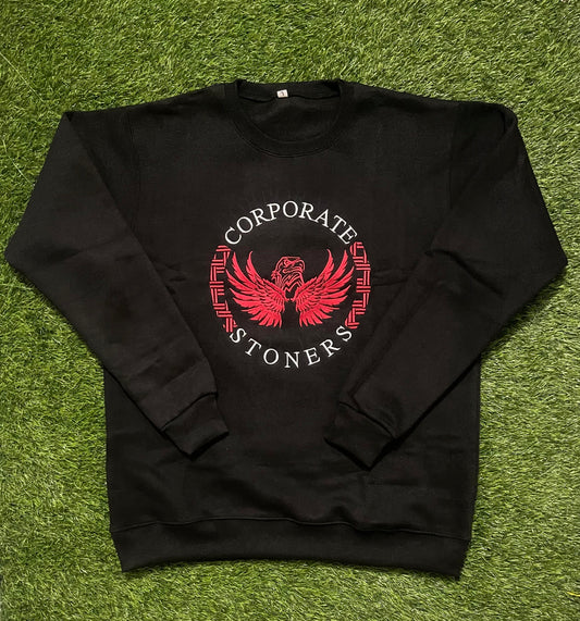 BLACK EXECUTIVE EAGLE SWEATSHIRT