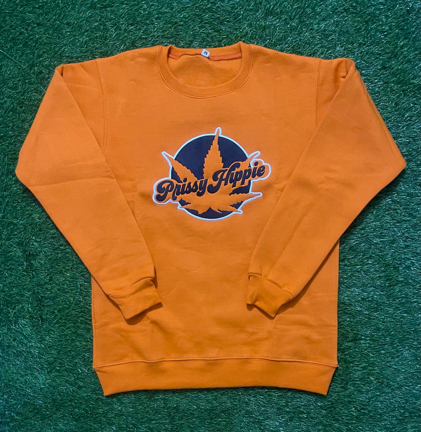 ORANGE PRISSY HIPPIE SWEATER